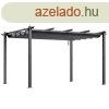 Pergola, pavilon alumnium, elhzhat napernyvel 3x4m szrk