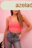 Bordzott crop-top oldals hzzsinrokkal, 69371-es modell,