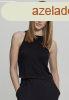 Urban Classics Ladies Rib Turtelneck Cropped Top black