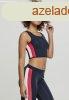 Urban Classics Ladies Side Stripe Cropped Zip Top navy/fire 