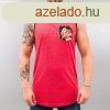 Just Rhyse Flower Tank Top Red Melange