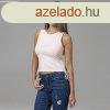 Urban Classics Ladies Lace Up Cropped Top pink