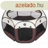 Pet Octagonal pet fence brown variant 42941