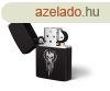 DRAGOWA benzines ngyjt Skull gravrozssal, fekete