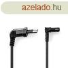 Nedis IEC-320-C1 Angled Power Cable 2m Black
