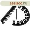Fekete gyepszegly 0,8 m*45 mm