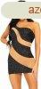 Evening Star fekete mini ruha, S