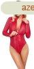 Cottelli Snakeskin Long Sleeve Body 2644444 Red M
