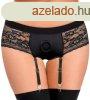 Bad Kitty Strap-On Lace Panties with Suspender 2493608 Black