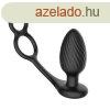 Nexus TORNADO Rotating Plug with Cock & Ball Rings Black