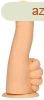 Thumbs Up dildo with suction cup