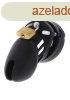 Hidden Desire Extreme Chastity Cock Cage Silicone Black S