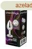Dream Toys Gleaming Love Plug Silver Medium
