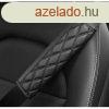 Biztonsgi v prna, fekete PU br, steppelt Autolife 05011