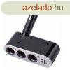 Szivargyjt eloszt 3-as 12/24V +USB dnthet 94159