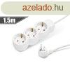 3-as eloszt - 250 V ? 10 / 16 A - 1,5 m