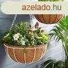 Akaszthat fm kosr - virgcserpek rgztshez - 25 cm - 
