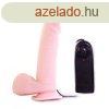 Baile Vibrating Dildo With Remote Control Flesh
