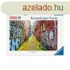 Puzzle 3000 db - Utca mvszet Amszterdam