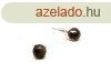 Flbeval acl karmos goly ezst obszidin 10mm
