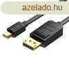 Vention mini Displayport -> Displayport, (fekete), 2m, k