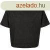 Build Your Brand Lny crop top - Fekete | 110-116 cm