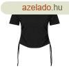 TriDri Ni crop top hzott oldals rszletekkel - Fekete | 