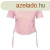 TriDri Ni crop top hzott oldals rszletekkel - Vilgos r