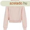 Build Your Brand Ni kapucnis crop top pulver - Rzsaszn |