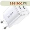 UGREEN Nexode 45W Dual USB-C PD Charger (25W+20W) White