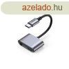 UGREEN USB-C to 3.5mm Audio Adapter with PD Grey