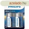 Philips LR20E2B/10 elem ultra alkali d 2-bliszter