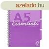 Spirlfzet, A5, vonalas, 100 lap, PUKKA PAD "Unipad Es
