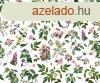 Nvnymints tapta, 300x250 cm, zld - fehr - rzsaszn - 