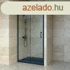 Welland SD-100 elhzhat zuhanyajt - 100 cm - fekete profil