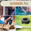 Szveterstett ragasztszalag (10 mteres) #Fekete