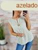 Htul hossztott, ujjatlan, lenes anyag fels M-L