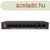 Techson TCSL AMP08 2GU 10 portos PoE switch