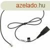 Jabra GN1200 Smart Cord QD RJ10 Western glatt Black