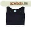 Just Cool Ni sport crop top - Fekete | M