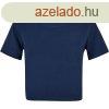 Build Your Brand Rvid ujj ni crop top pl - Vilgos teng
