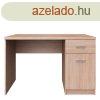KONDELA PC asztal 1D1S/120, sonoma tlgy, TOPTY TYP 36