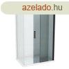 Tolajts zuhanyajt COPEN ALPHA BLACK 1200x2000 mm vztiszt