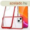 tltsz 3in1 tok iPhone 14 Plus szilikon tok kerettel piros