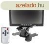 Monitor tolatkamerhoz 7 colos - 12/24V Autolife 73010