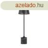 Modern fekete asztali lmpa 37 cm LED-del, dimmelhet, IP54,