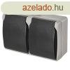 EMOS A1396.1, Dupla aljzat IP44 SCHUKO