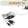 USB MIDI kbel adapter hangszer csatlakoztatshoz
