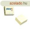 ntapad kockatmb, 76x76mm, 400 lap, STICK N, pasztellsrga