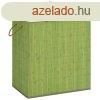vidaXL zld bambusz szennyestart kosr 2 rsszel 100 L